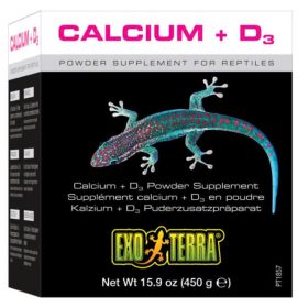 Canxi Exo Terra: Calcium + D3 15.9 oz – 450g